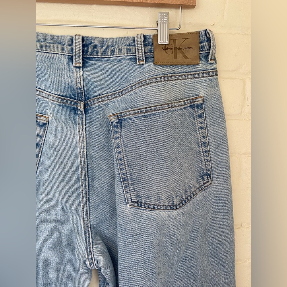 Calvin Klein W36 Light Wash Denim Jeans